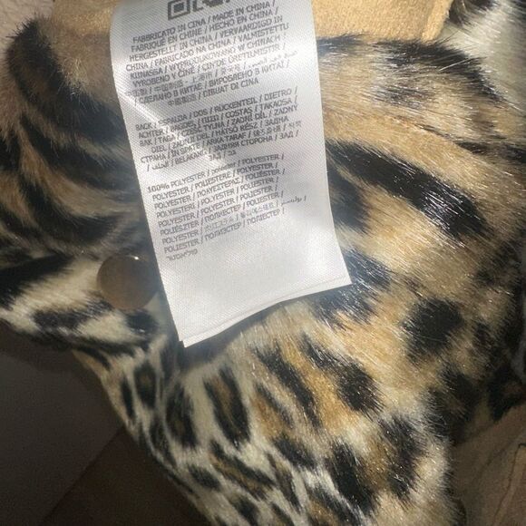 Guess Annette Reversible Coat - Cheetah Print - Picture 8 of 13